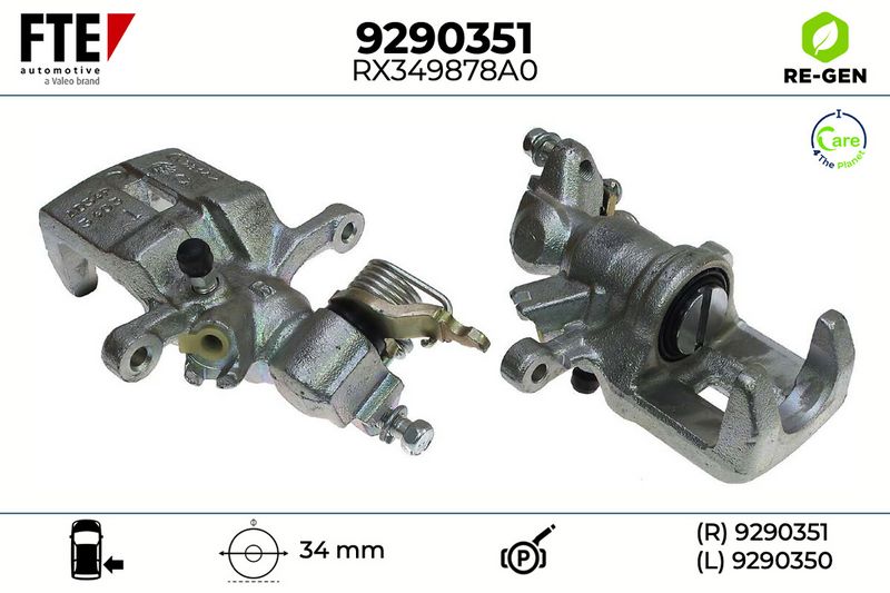 Bremssattel FTE 9290351
