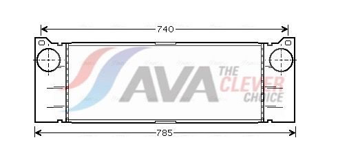 Ladeluftkühler AVA QUALITY COOLING MSA4473