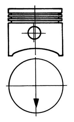 Kolben KOLBENSCHMIDT 90606610