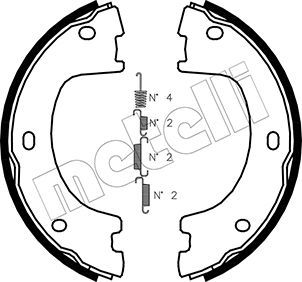 Bremsbackensatz, Feststellbremse METELLI 53-0249K