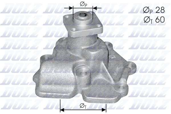 Wasserpumpe, Motorkühlung DOLZ f114