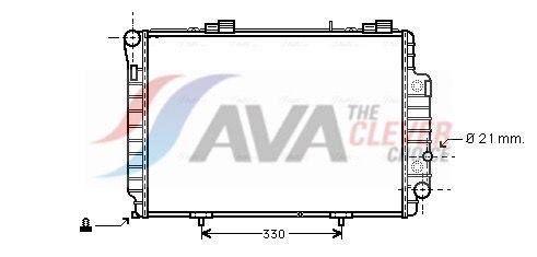 Kühler, Motorkühlung AVA QUALITY COOLING MSA2230