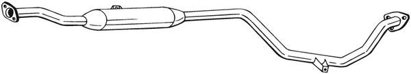 Mittelschalldämpfer BOSAL 285-275