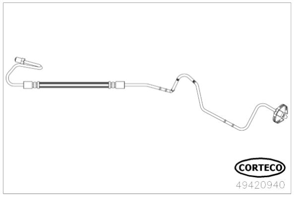 Bremsschlauch CORTECO 49420940