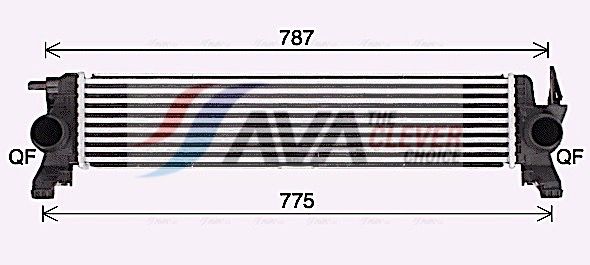 Ladeluftkühler AVA QUALITY COOLING MS4720