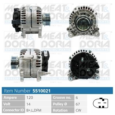 Generator MEAT & DORIA 5510021
