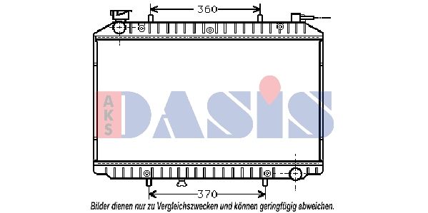 Kühler, Motorkühlung AKS DASIS 070250N