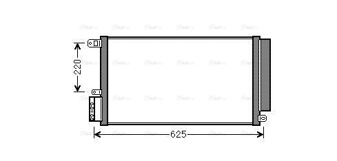 Kondensator, Klimaanlage AVA QUALITY COOLING ala5115d