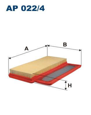 Luftfilter FILTRON ap 022/4