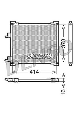 Kondensator, Klimaanlage DENSO DCN10015