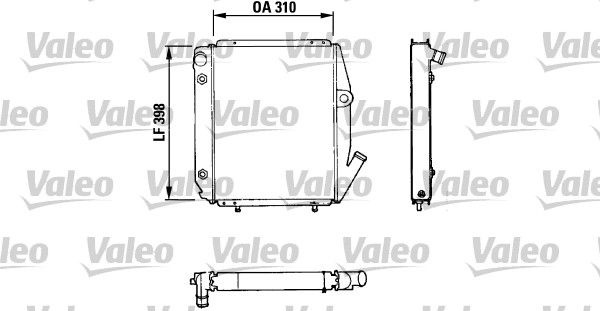 Kühler, Motorkühlung VALEO 810926