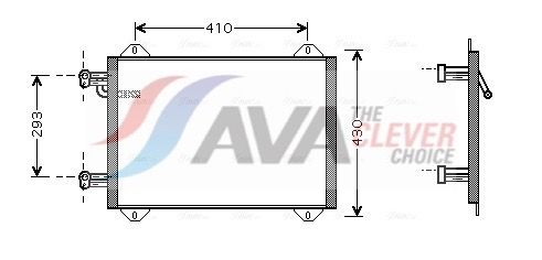 Kondensator, Klimaanlage AVA QUALITY COOLING AI5193