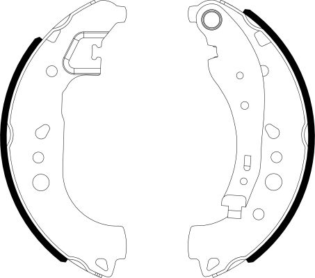 Bremsbackensatz TEXTAR 91081700