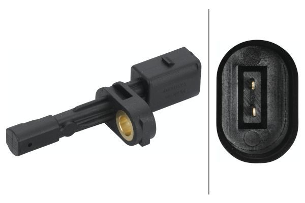 Sensor, Raddrehzahl HELLA 6pu 012 039-771