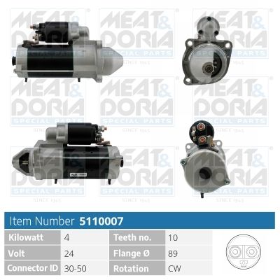 Starter MEAT & DORIA 5110007