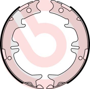 Bremsbackensatz, Feststellbremse BREMBO S 83 542