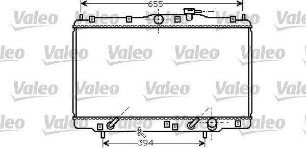 Kühler, Motorkühlung VALEO 734747