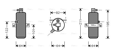 Trockner, Klimaanlage AVA QUALITY COOLING cnd202