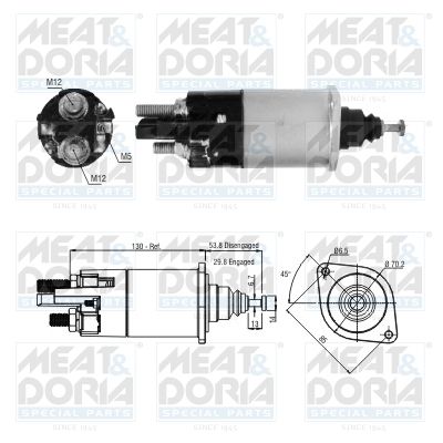 Magnetschalter, Starter MEAT & DORIA 46255