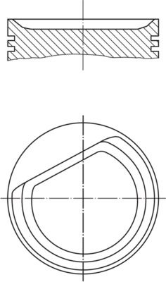 Kolben MAHLE 003 22 01