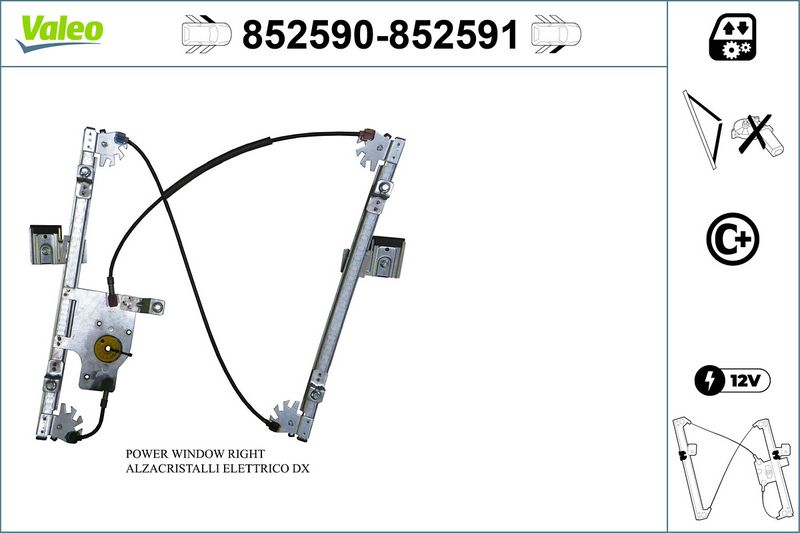Fensterheber VALEO 852590
