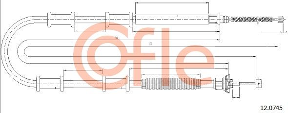 Seilzug, Feststellbremse COFLE 12.0745