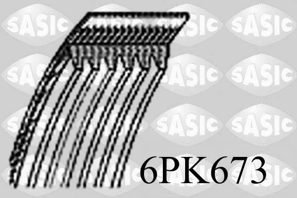 Keilrippenriemen SASIC 6PK673