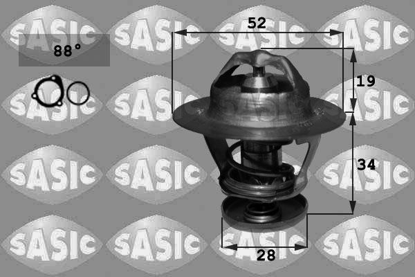 Thermostat, Kühlmittel SASIC 3306143