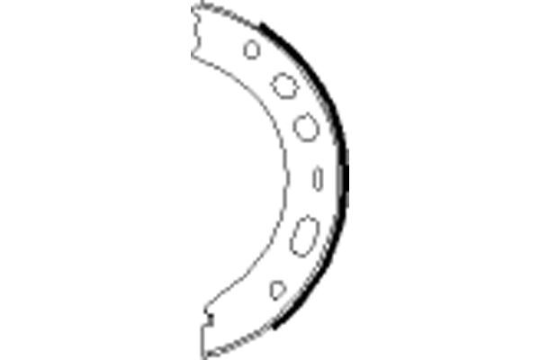 Bremsbackensatz, Feststellbremse TEXTAR 91063500