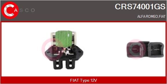 Vorwiderstand Elektromotor-Kühlerlüfter Casco CRS74001GS