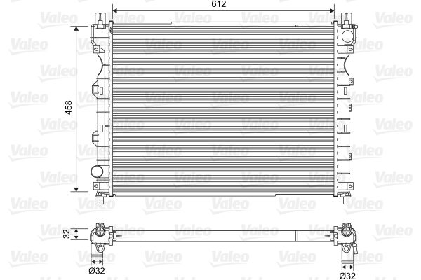 Kühler, Motorkühlung VALEO 701567