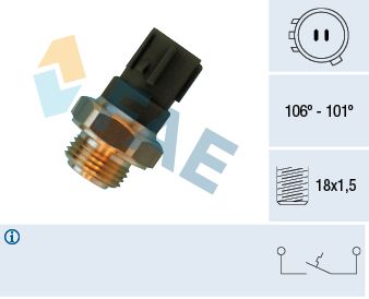 Temperaturschalter, Kühlerlüfter FAE 36460