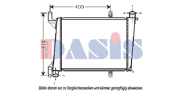 Kühler, Motorkühlung AKS DASIS 220000N