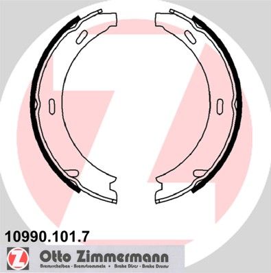 Bremsbackensatz Feststellbremse ZIMMERMANN 10990.101.7