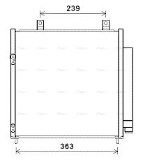 Kondensator, Klimaanlage AVA QUALITY COOLING mt5251d