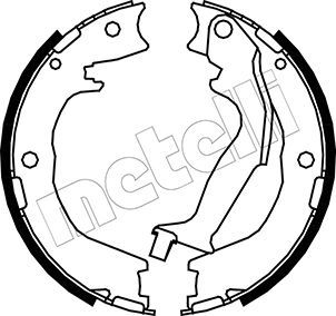 Bremsbackensatz, Feststellbremse METELLI 53-0231