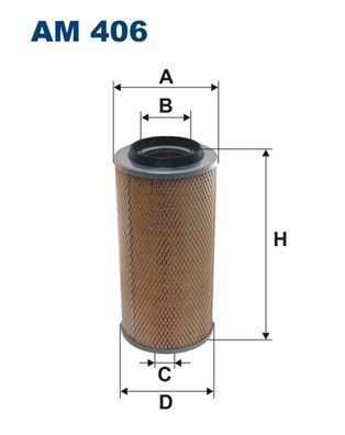 Luftfilter FILTRON am 406