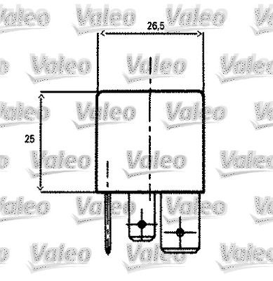 Relais, Arbeitsstrom VALEO 643827