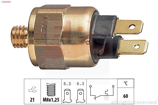 Temperaturschalter, Kühlmittelwarnlampe EPS 1.840.054