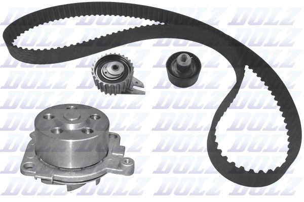 Wasserpumpe + Zahnriemensatz DOLZ KD086