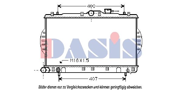 Kühler, Motorkühlung AKS DASIS 560016N
