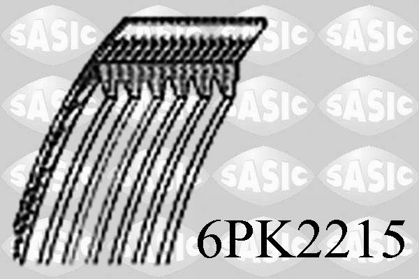 Keilrippenriemen SASIC 6PK2215