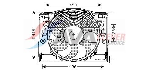 Lüfter, Motorkühlung AVA QUALITY COOLING BW7513