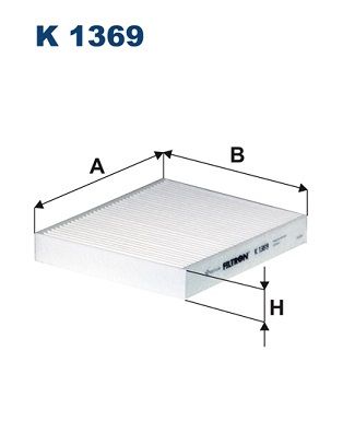 Filter, kupéventilation FILTRON K 1369
