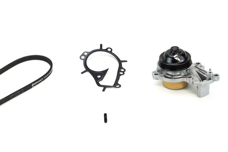 Wasserpumpe + Keilrippenriemensatz CONTINENTAL CTAM 3PK576 ELAST WP1