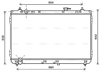 Kühler, Motorkühlung AVA QUALITY COOLING ka2183
