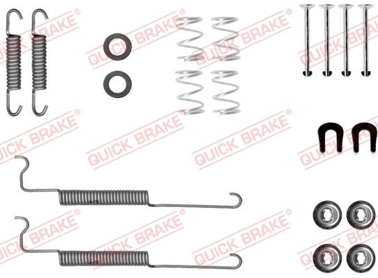 Zubehörsatz, Bremsbacken QUICK BRAKE 105-0049