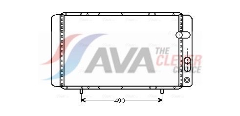 Kühler, Motorkühlung AVA QUALITY COOLING RTA2202