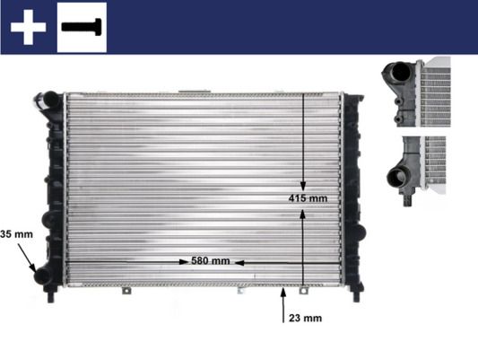Kühler, Motorkühlung MAHLE CR521000S
