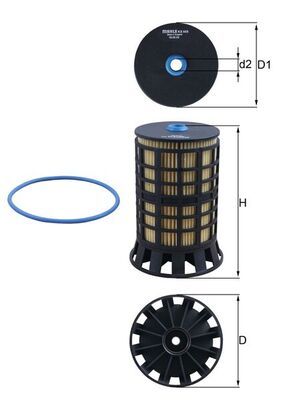 Kraftstofffilter MAHLE KX606D